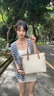 CinvaiKrose托特包女包2025新款大容量通勤單肩包包生日七夕情人節(jié)禮物送女友 菱格米白【送女友老婆走心實用】 曬單實拍圖