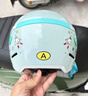 NEVA3C認證兒童頭盔男女孩夏季電動(dòng)車(chē)摩托車(chē)卡通可愛(ài)寶寶安全帽 曬單實(shí)拍圖