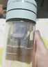 胖東來(lái)德國進(jìn)口新款按壓式速開(kāi)雙層鵝蛋玻璃杯加厚防燙車(chē)載一鍵開(kāi)蓋泡茶 450ml黑色【U型/全新速開(kāi)杯】 曬單實(shí)拍圖
