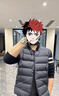 蒙口萌可oncler冬季外套服白鴨絨針織拼接立領(lǐng)男女休閑保暖外套 黑色 3XL 曬單實(shí)拍圖