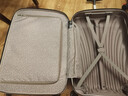 新秀麗（Samsonite）萬(wàn)向輪貝殼箱拉桿箱密碼鎖時(shí)尚行李箱旅行箱單拉桿V22 香檳色 25英寸 曬單實(shí)拍圖