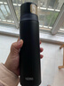膳魔師（THERMOS）保溫杯不銹鋼水杯磨砂黑500ml男女保冷杯子雙蓋FFM-501雙十一送禮 曬單實(shí)拍圖