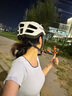 匹克自行車(chē)頭盔山地公路車(chē)騎行頭盔男女一體成型安全帽啞光白色經(jīng)典款 曬單實(shí)拍圖