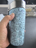 京東京造鈦健康保溫杯 口袋杯【內外純鈦】教師節禮物水杯子 藍色 270ml 曬單實(shí)拍圖