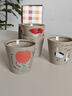 派一摩登家ins風(fēng)手握咖啡杯萌趣卡通家用喝水杯子送人伴手禮彩繪馬克杯 四個(gè)混搭-萌趣手握杯+禮袋 曬單實(shí)拍圖