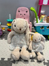 伽百利（Gabriel）毛絨玩具兔子公仔娃娃女孩生日禮物小兔子送女生安撫玩偶 W3132維多利亞50cm 送禮盒 1 曬單實(shí)拍圖
