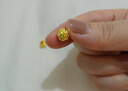 金小貅黃金轉運珠999足金車(chē)花珠圓珠路路通吊墜項鏈掛墜手串DIY隔珠 1g,車(chē)花圓珠【多退少補】 曬單實(shí)拍圖