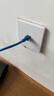 SK-LINK 六類千兆網(wǎng)絡(luò)面板帶模塊套裝 Cat6非屏蔽免打信息模塊網(wǎng)口插座 RJ45單口86型電腦網(wǎng)線面板套裝 曬單實拍圖