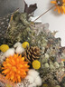 干花花束真花客廳家居室內(nèi)裝飾高級(jí)干花永生花裝飾擺件棉花真花小 米白玉蘭花+薔薇+棉花花束 干花包 曬單實(shí)拍圖