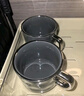 古莜輕奢咖啡杯套裝高檔歐式下午茶咖啡杯子高顏值金色杯碟禮盒裝  曬單實拍圖