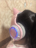 漫步者（EDIFIER）HECATE  G30無(wú)線(xiàn)版 頭戴式藍牙耳機2.4G有線(xiàn)無(wú)線(xiàn)四模手機電腦耳麥電競游戲csgo吃雞FPS聽(tīng)聲辨位 電競貓耳粉-新升級 曬單實(shí)拍圖