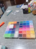 名遇48色拼豆豆手工diy材料包套裝3d立體炫彩拼豆工具兒童手工制作8-12歲男女孩mard融合豆含熨斗豆筆 曬單實(shí)拍圖