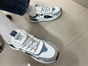 里奇.喬丹   RICKY JORDAN男鞋秋冬斷碼品牌運(yùn)動(dòng)鞋皮面透氣百搭休閑跑步鞋防臭戶外旅游鞋子 QD331白色【皮面款】 41 曬單實(shí)拍圖
