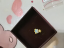 周大生（CHOW TAI SENG）周大生黃金吊墜女足金多巴胺小熊七夕禮物送女友 海鹽氣泡熊1.7g 曬單實拍圖