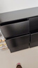 神凡【京倉閃發(fā)24h】實(shí)木斗柜抽屜柜臥室收納柜五斗柜邊柜床尾儲物柜 黑色/100cm六斗 【包安裝】 曬單實(shí)拍圖