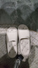 名創(chuàng  )優(yōu)品（MINISO）浴室漏水拖鞋男女夏季速干室內家居情侶洗澡按摩防滑涼拖 曬單實(shí)拍圖