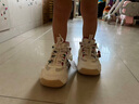 斐樂(lè )（FILA）老爹鞋女鞋情侶款運動(dòng)鞋圣誕可頌面包鞋休閑鞋男鞋 【女】雪白/雨朦灰色-SR 35.5 曬單實(shí)拍圖