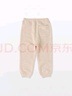 無(wú)印良品（MUJI）嬰童柔軟毛圈運動(dòng)輕便褲兒童褲子童裝男童女童25年秋CC27WA5A 淺米色 90 /50A 曬單實(shí)拍圖