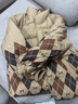 MQD童裝男大童冬季立領羽絨服 卡其 150 曬單實拍圖