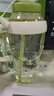 【京東物流】水杯冰霸吸管杯高顏值學(xué)生茶水分離大容量杯子 肚肚杯1個-淺綠色 曬單實拍圖