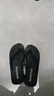 人字拖女夏簡約時(shí)尚外穿防滑浴室坡跟夾腳涼拖中跟海邊沙灘鞋潮 黑色3.5cm 偏小一碼 37 曬單實(shí)拍圖