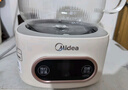 美的（Midea）花漾0膠水全玻璃全自動(dòng)養生壺 多功能煮茶壺 母嬰燒水壺恒溫電熱水壺煮茶器花茶壺1.2L YS12B102 曬單實(shí)拍圖