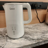 美的（Midea）電熱水壺家用電水壺?zé)畨?雙層防燙 0涂層食品級304不銹鋼 1500W快速沸騰 1.7L大容量 HJ1705 曬單實拍圖