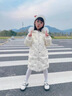G.DUCKKIDS小黃鴨女童羽絨服大童中長(cháng)款2025新款加厚冬裝免洗白鴨絨保暖外套 杏白色 130 cm 曬單實(shí)拍圖