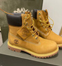 添柏嵐（Timberland）官方踢不爛女鞋經(jīng)典大黃靴戶(hù)外防潑水防污皮革高幫馬丁靴 10361W/小麥色 37 推薦小半碼 內長(cháng)230mm 曬單實(shí)拍圖