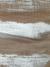 全棉時代嬰兒隔汗巾紗布吸汗巾兒童寶寶純棉墊背巾25cm*50cm，3條/袋 曬單實拍圖