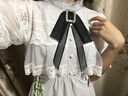 ROJITA蝴蝶結(jié)雙側(cè)腰帶長款斗篷式連衣裙1423985(原1233424)預(yù)售 米白 曬單實拍圖