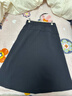 lululemon丨Modal-Blend 女士莫代爾混紡高腰 A 字中長(cháng)裙 LW8AN6S 黑色 S 曬單實(shí)拍圖