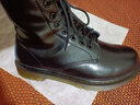 井邁【牛皮】馬丁靴男高幫英倫風(fēng)黑色工裝中幫皮靴秋冬季加絨機車(chē)靴子 黑色高幫【四季款】 40 曬單實(shí)拍圖
