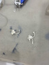 榛橙S999足銀手工花絲蝴蝶耳釘女高級感百搭新款足銀耳飾 999足銀雙層鏤空蝴蝶耳釘E343 曬單實(shí)拍圖