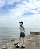 帛芮半身裙子女秋季2025新款毛呢半身裙子短款格子包臀裙短裙A字裙 曬單實拍圖