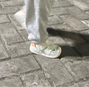婧麒（JOYNCLEON）嬰兒涼鞋寶寶學(xué)步鞋軟底防滑網(wǎng)面單鞋透氣男女寶網(wǎng)鞋嬰兒機(jī)能鞋 蘭月白Jbx178078 18 碼(內(nèi)長13.5cm腳長13cm) 曬單實拍圖
