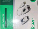 畢亞茲 usb延長(zhǎng)器50米u(yù)sb信號(hào)放大器 RJ45網(wǎng)線轉(zhuǎn)usb延長(zhǎng)線免驅(qū) HQ45-50m 曬單實(shí)拍圖
