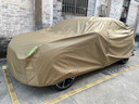 HAPOWER牛津布汽車(chē)車(chē)衣車(chē)罩防曬防雨隔熱防塵加厚遮陽(yáng)車(chē)套外全罩通用四季 【卡其色】100%航天級牛津布車(chē)衣+贈送收納袋 【加厚款】納米防水防暴曬防冰雹技術(shù)*四季防護 曬單實(shí)拍圖