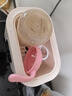 貝親兒童牛奶杯1-3歲寶寶喝水喝奶PPSU直飲奶瓶雙吸管水杯 粉色330mL 曬單實(shí)拍圖