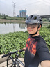 MOON自行車(chē)騎行山地公路頭盔MIPS專(zhuān)業(yè)磁吸鏡片一體風(fēng)鏡自行車(chē)安全帽 黑色 XL碼（58-61CM） 曬單實(shí)拍圖