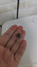 周大福七夕禮物氣質(zhì)名媛黑色鋯石三角耳釘純銀2025新款耳夾輕奢小眾耳飾 黑色幾何三角耳釘 曬單實(shí)拍圖