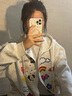 SNYDER WEAR刺繡工藝韓版可愛(ài)拉鏈開(kāi)衫外套女春季設計上衣女校園風(fēng)白灰衛衣女 白灰色【常規】  S 80-100斤 曬單實(shí)拍圖