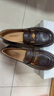 天美意樂(lè )福鞋商場(chǎng)同款時(shí)尚復古日常單鞋女皮鞋2025秋新款 啡色 39 曬單實(shí)拍圖