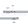 Apple/蘋果AI筆記本/MacBookAir13英寸M4(10+10核)16G 512G 銀色(70w充電頭）Z1CU0002E 曬單實(shí)拍圖
