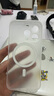 Snowkids適用蘋(píng)果15pro手機殼iPhone15pro手機殼磁吸充電無(wú)線(xiàn)保護套高端Magsafe磁吸殼超薄防摔鏡頭云霧白 曬單實(shí)拍圖