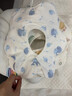 咕兜兜（Gudoudou）純棉口水巾加大加寬嬰兒圍嘴新生兒寶寶防水防吐奶圍兜a類(lèi)透氣厚 加大【四季款】母子共5條 曬單實(shí)拍圖