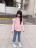 G.DUCKKIDS女童春秋款馬甲襯衫套裝2025新款女大童洋氣春季兒童休閑時(shí)髦春裝 三件套 160 cm 曬單實(shí)拍圖