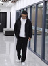未盟冬季男防風保暖褲加絨加厚防風褲寬松束腳高腰外穿哈倫休閑褲子 黑色 防風褲-束腳 XL 曬單實拍圖