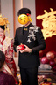 皮爾卡丹（pierre cardin）新中式男士黑西服套裝中山裝寬松國(guó)風(fēng)刺繡青果領(lǐng)唐裝禮服 黑色【單西】 XL 【建議175-185斤】 曬單實(shí)拍圖