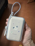 小米（MI）【3C認證】小米充電寶移動(dòng)電源 10000  自帶線(xiàn)雙向快充口袋版  淺咖色 可上飛機/火車(chē) 曬單實(shí)拍圖